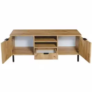 Obrazek Stolik RTV Namir dąb craft złoty