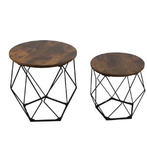 Obrazek Zestaw Stolików Loft 8625 E dark vintage wood