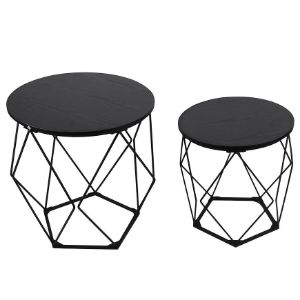 Obrazek Zestaw Stolików Loft 8627 H black