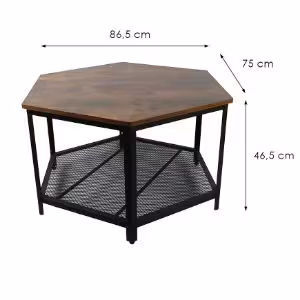 Obrazek Ława Loft 8628 E dark vintage wood