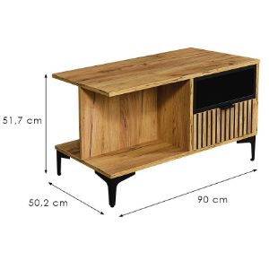 Obrazek Ława Margo 1S craft złoty