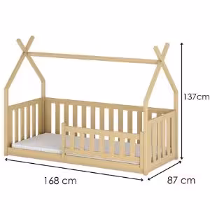 Obrazek Łóżko Domek Bodzio 80x160 pine