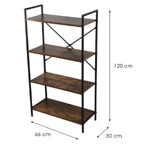 Obrazek Regał Loft 8638 E dark vintage wood