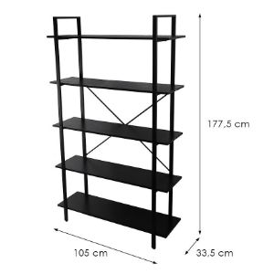 Obrazek Regał Loft 8644 H black