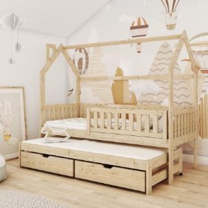 Obrazek Łóżko Domek Monkey 90x200 pine