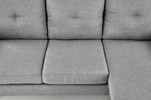 Obrazek Sofa z podnóżkiem Sally popielaty