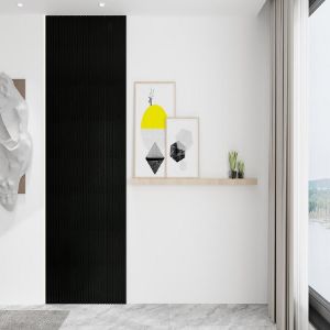 Obrazek Akustyczne lamele na filcu czarny 21x300x2650mm