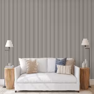 Obrazek Akustyczne lamele ps na filcu kamień biały 21x300x2650mm