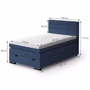 Obrazek Łóżko Teddy 120x200 Mono 242