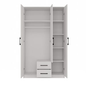 Obrazek Szafa Graviola 120 z lustrem (biały)