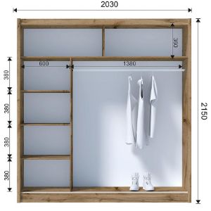 Obrazek Szafa Solo 203 wotan