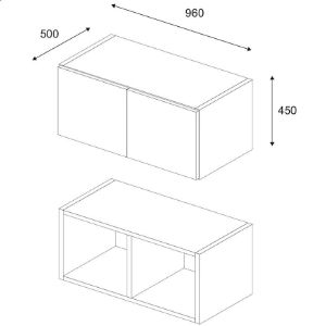 Obrazek Nadstawka do Szafy Pino 3 biała