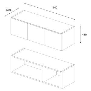 Obrazek Nadstawka do Szafy Pino 4 biała