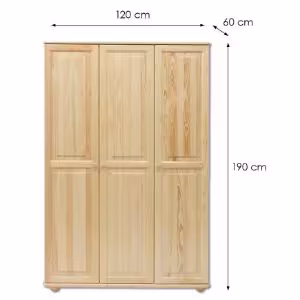 Obrazek Szafa Sosnowa SF105 surowy