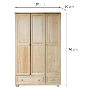 Obrazek Szafa Sosnowa SF106 surowy