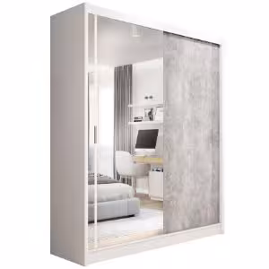 Obrazek Szafa Stone 203 biały/beton