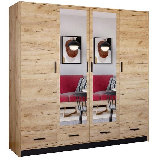 Obrazek Szafa Sophie 200 craft/czarny