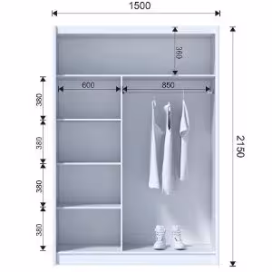 Obrazek Szafa Multi 150 biały