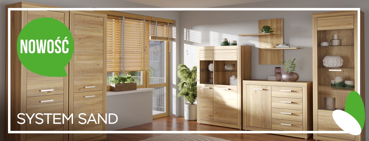 Meble z kolekcji Sand  do pokoju dziennego