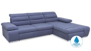 Obrazek Narożnik z funkcją spania Luxor L niebieski