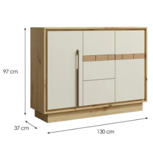 Obrazek Komoda  Keks K12 2D 3S cashmere