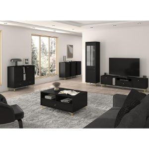 Obrazek Komoda Tokyo 1 3D czarny grafit 823