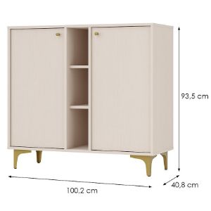 Obrazek Komoda Tokyo 1 2D beż piaskowy 822