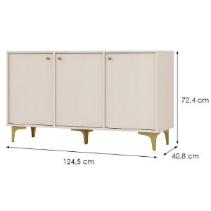 Obrazek Komoda Tokyo 1 3F beż piaskowy 813