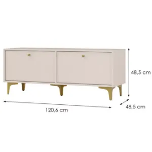 Obrazek Szafka RTV Tokyo 1 2K beż piaskowy 302