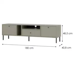 Obrazek Szafka RTV Tokyo 2 2K 1S eucaliptus 313