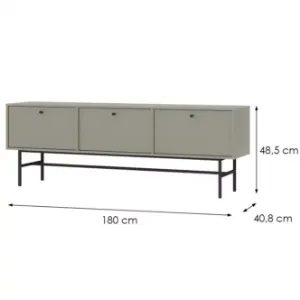 Obrazek Szafka RTV Tokyo 3 3K eucaliptus 303