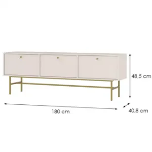 Obrazek Szafka RTV Tokyo 3 3K beż piaskowy 303