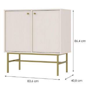 Obrazek Komoda Tokyo 3 2F beż piaskowy 812