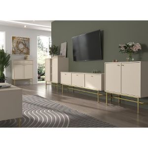 Obrazek Komoda Tokyo 3 2F 2S beż piaskowy 826