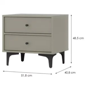 Obrazek Stolik Nocny Tokyo 1 2S eucaliptus 801