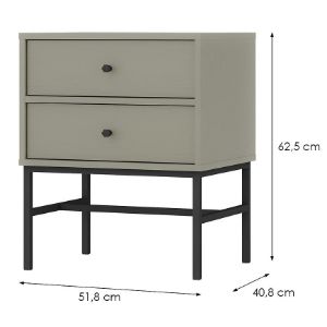 Obrazek Stolik Nocny Tokyo 3 2S eucaliptus 801