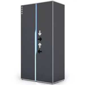 Obrazek Garderoba Matrix 2D grafit/biały