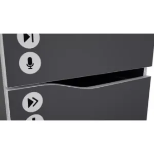 Obrazek Komoda Matrix 40 3S grafit/biały