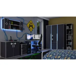 Obrazek Komoda Matrix 75 2D grafit/biały