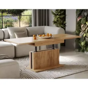 Obrazek Ławostół rozkładany Solaris-170 dąb złoty craft