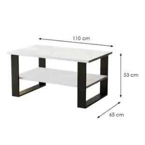 Obrazek Ława Inga biały połysk