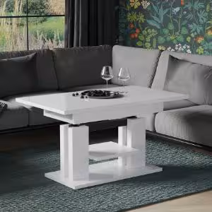 Obrazek Ławostół rozkładany Iso 170 biały połysk