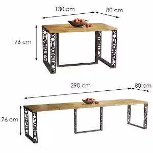 Obrazek Stół rozkładany Ewerest 290 dąb artisan
