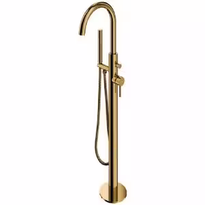 Obrazek Bateria wannowa wolnostojąca złota Y