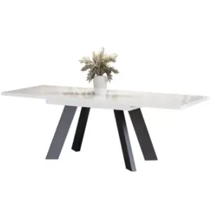 Obrazek Stół rozkładany Como-210 biały połysk