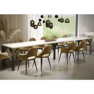 Obrazek Stół rozkładany Dunaj-240 biały połysk