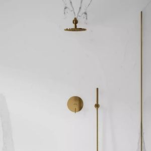 Obrazek Bateria wannowa podtynkowa złota Y