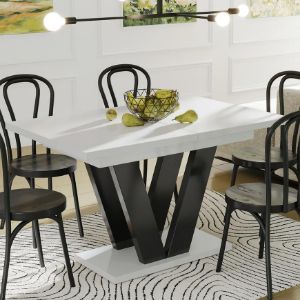 Obrazek Stół rozkładany Lara 210 biały połysk