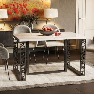 Obrazek Stół rozkładany Ewerest Max 330 biały połysk