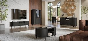 Obrazek Stół okrągły Zante ZA 8 120 cm czarny mat